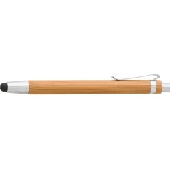 Bambusowy zestaw piśmienniczy, długopis touch pen i ołówek mechaniczny / Brązowy V1803-16