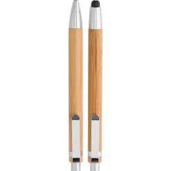 Bambusowy zestaw piśmienniczy, długopis touch pen i ołówek mechaniczny / Brązowy V1803-16