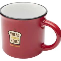 Bario kubek ceramiczny o pojemności 240 ml / Czerwony 10084421