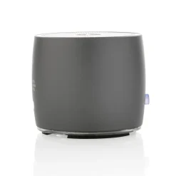 Basowy głośnik bezprzewodowy 3W Swiss Peak, aluminium z recyklingu / Szary P331.002