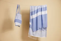 Bawełniana torba ELLA HAMAM, niebieski / Niebieski 5018470-