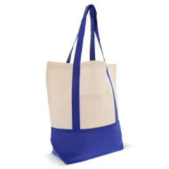 Bawełniana Torba na zakupy OEKO-TEX® 140g/m² 40x10x35cm / Niebieski LT95248-N0011