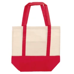 Bawełniana Torba na zakupy OEKO-TEX® 140g/m² 40x10x35cm / Czerwony LT95248-N0021