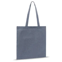 Bawełniana torba na zakupy z recyklingu 38x42cm / Niebieski LT95198-N0011