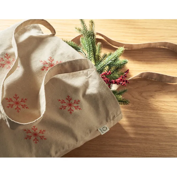 Bawełniana torba z recyklingu / Khaki MO2302-39