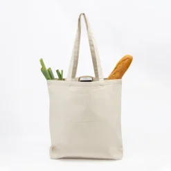Bawełniana torba z wewnętrzną kieszonką / Canvashop / Natural IP31111780