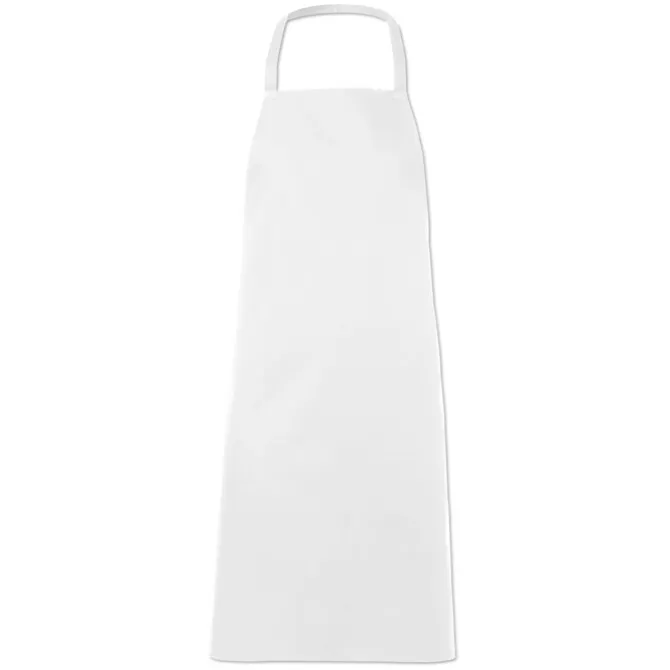 Bawełniany fartuch kuchenny / Beżowy MO7251-13