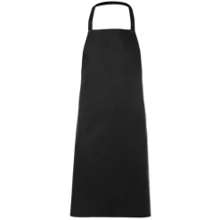 Bawełniany fartuch kuchenny / Czarny MO7251-03