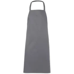 Bawełniany fartuch kuchenny / Szary MO7251-07