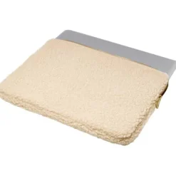 Bear 13-calowe etui sherpa na laptopa z recyklingu z certyfikatem GRS, o pojemności 2 l / Piasek pustyni 12077506