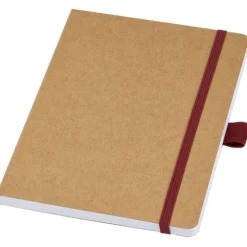 Berk notatnik z papieru z recyklingu / Czerwony 10781521