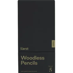 Bezdrzewne ołówki 2B Karst® w 5-paku / Szary 10779382