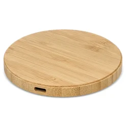 Bezprzewodowa podkładka ładująca bamboo 15W / Naturalny LT95557-N0094