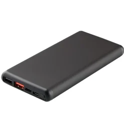 Bezprzewodowy power bank 10000 mAh Mauro Conti z przyssawkami, ładowarka bezprzewodowa 10W | Stef / Czerwony V4833-05