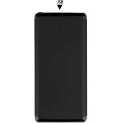 Bezprzewodowy power bank 10000 mAh Mauro Conti z przyssawkami, ładowarka bezprzewodowa 10W | Stef / Czerwony V4833-05