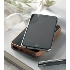 Bezprzew. power bank 4000 mAh / Czarny MO2185-03