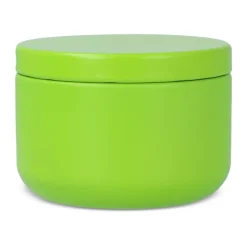 Bezzapachowa świeca roślinna Asana w puszce z recyklingu / Jasnozielony LT90743-N0032
