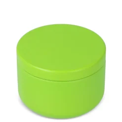 Bezzapachowa świeca roślinna Asana w puszce z recyklingu / Jasnozielony LT90743-N0032