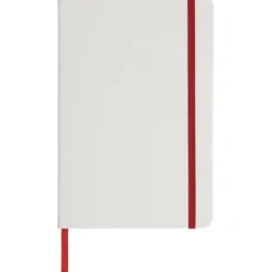 Biały notes A5 Spectrum z kolorowym paskiem / Biały 10713502