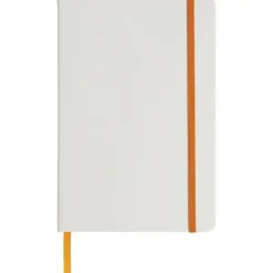 Biały notes A5 Spectrum z kolorowym paskiem / Biały 10713504