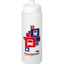 Bidon Baseline® Plus o pojemności 750 ml ze sportowym wieczkiem i uchwytem / Przezroczysty 21068916