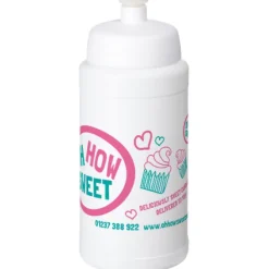 Bidon Baseline® Plus o pojemności 500 ml z wieczkiem sportowym / Czarny 21068811