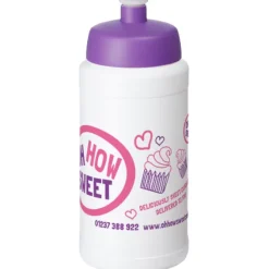 Bidon Baseline® Plus o pojemności 500 ml z wieczkiem sportowym / Biały 21068809