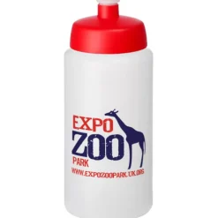 Bidon Baseline® Plus o pojemności 500 ml z wieczkiem sportowym / Biały 21068802