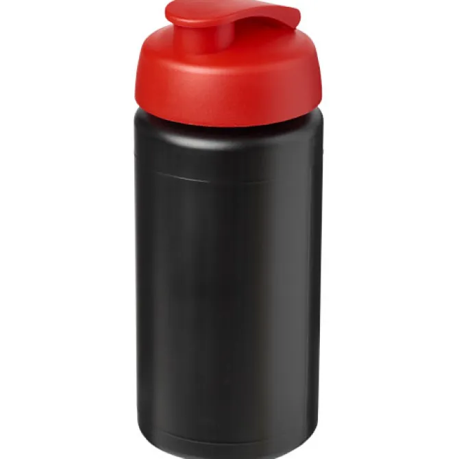 Bidon Baseline® Plus o pojemności 500 ml z wieczkiem zaciskowym i uchwytem / Czarny 21007214