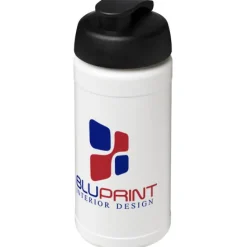 Bidon Baseline® Plus o pojemności 500 ml z wieczkiem zaciskowym / Biały 21006800