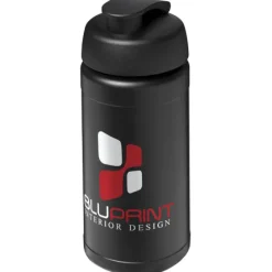 Bidon Baseline® Plus o pojemności 500 ml z wieczkiem zaciskowym / Czarny 21006811