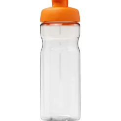 Bidon H2O Active® Base Tritan™ o pojemności 650 ml z klapką / Przezroczysty bezbarwny 21043610