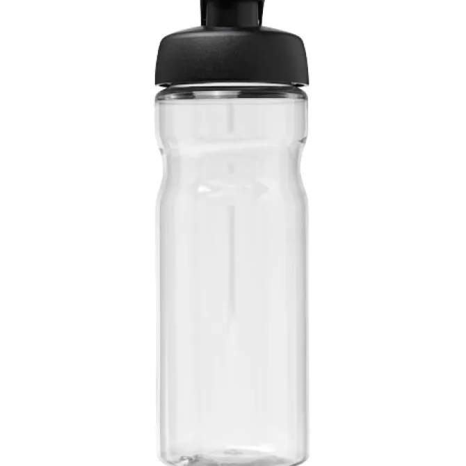 Bidon H2O Active® Base Tritan™ o pojemności 650 ml z klapką / Przezroczysty bezbarwny 21043613