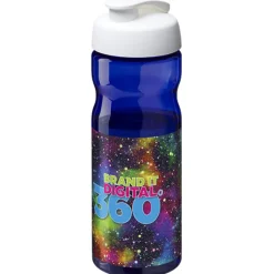 Bidon H2O Active® Base Tritan™ o pojemności 650 ml z klapką / Ciemnografitowy 21043602