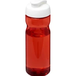 Bidon H2O Active® Base Tritan™ o pojemności 650 ml z klapką / Czerwony 21043607