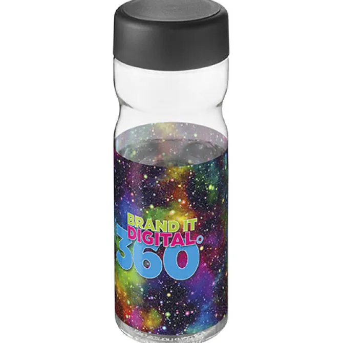 Bidon H2O Active® Base Tritan™ o pojemności 650 ml z zakrętką / Przezroczysty bezbarwny 21043809