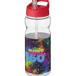 Bidon H2O Active® Base Tritan™ o pojemności 650 ml z dzióbkiem / Przezroczysty bezbarwny 21043710