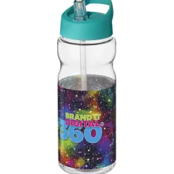 Bidon H2O Active® Base Tritan™ o pojemności 650 ml z dzióbkiem / Przezroczysty bezbarwny 21043713