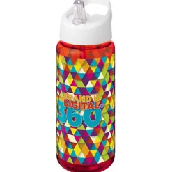 Bidon H2O Active® Octave Tritan™ o pojemności 600 ml z dzióbkiem / Czerwony 21044602