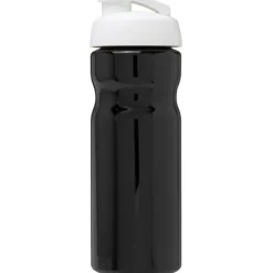 Bidon H2O Base® o pojemności 650 ml z wieczkiem zaciskowym / Czarny 21004512
