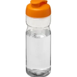Bidon H2O Base® o pojemności 650 ml z wieczkiem zaciskowym / Przezroczysty 21004507