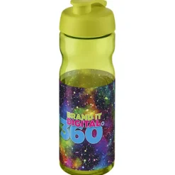 Bidon H2O Base® o pojemności 650 ml z wieczkiem zaciskowym / Limonka 21004529