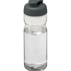 Bidon H2O Base® o pojemności 650 ml z wieczkiem zaciskowym / Przezroczysty 21004523
