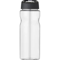 Bidon H2O Base® o pojemności 650 ml z wieczkiem z słomką / Przezroczysty 21004900