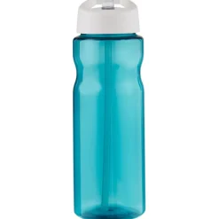 Bidon H2O Base® o pojemności 650 ml z wieczkiem z słomką / Błękitny 21004956