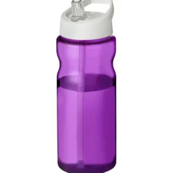 Bidon H2O Base® o pojemności 650 ml z wieczkiem z słomką / Fioletowy 21004913