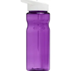 Bidon H2O Base® o pojemności 650 ml z wieczkiem z słomką / Fioletowy 21004913