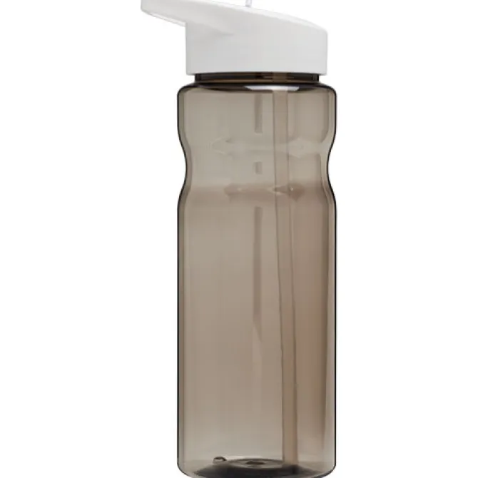 Bidon H2O Base® o pojemności 650 ml z wieczkiem z słomką / Ciemnografitowy 21004910