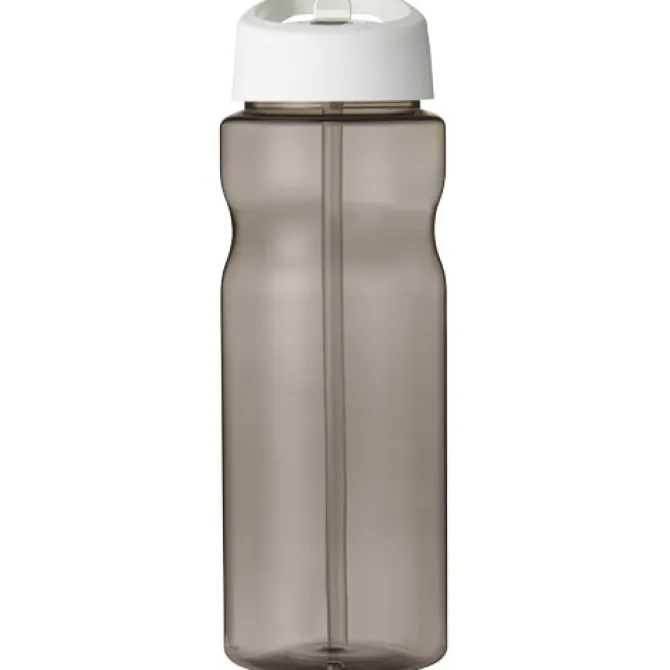 Bidon H2O Base® o pojemności 650 ml z wieczkiem z słomką / Ciemnografitowy 21004910