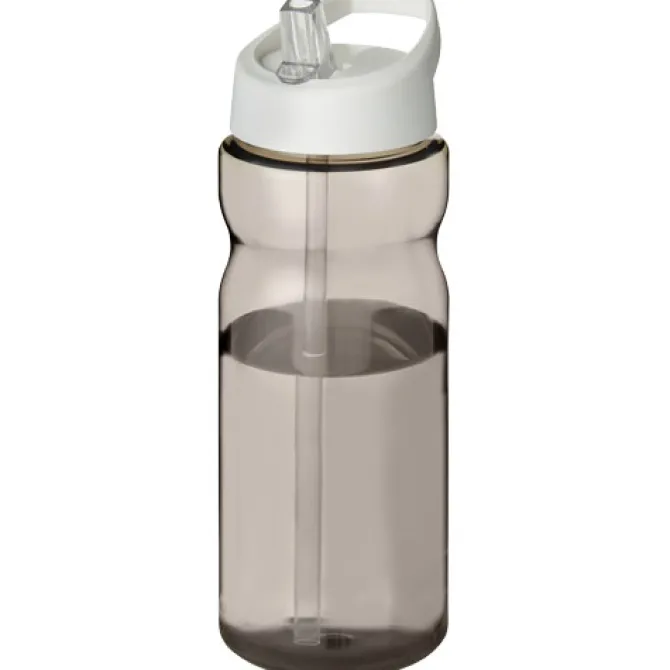 Bidon H2O Base® o pojemności 650 ml z wieczkiem z słomką / Ciemnografitowy 21004910